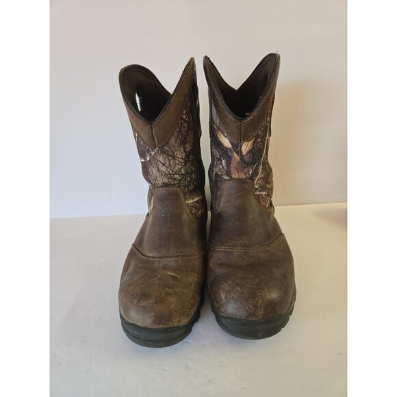 Magellan Outdoors Mens Size 8D Waterproof Wellington Realtree Camo Hunting Boots main image 10